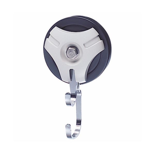 (まとめ) ライオン事務器 マグネットフック ダブル耐荷重5kg ブラック MH-20 1個 (×10セット)