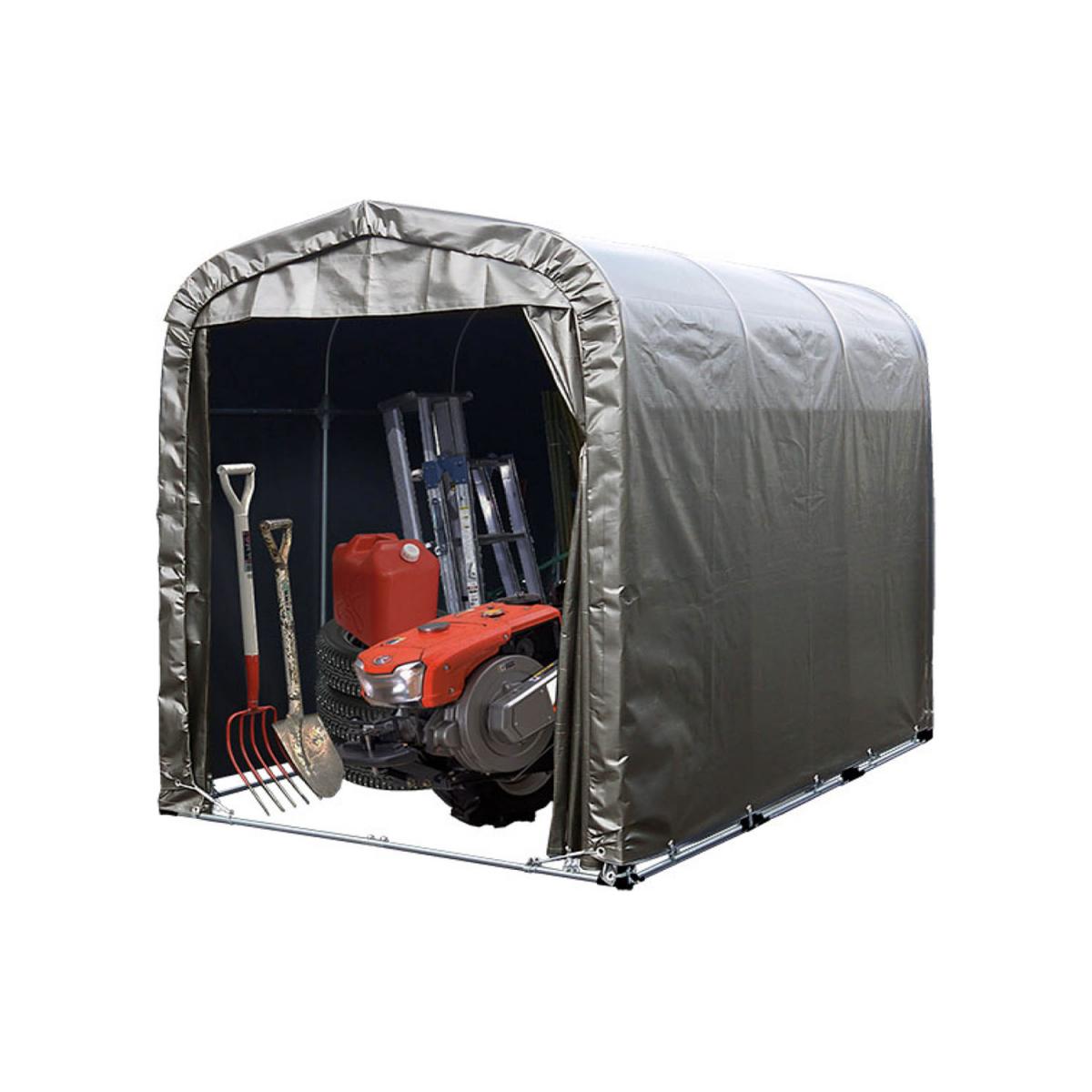 南榮工業 NAN-A パイプ倉庫 ORENO 倉庫 MSV 本体一式 組立式 幅1560x奥行2200x高さ1890mm パイプ外径19.1mm サイクルハウス 物置 南栄