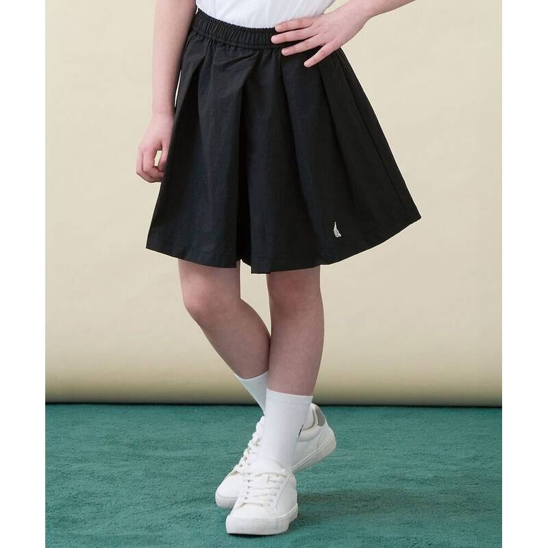 BEANPOLE KIDS ガールズ スカート型 合成繊維 ショートパンツ ブラック (BI6325G035) BI6325G035 363393