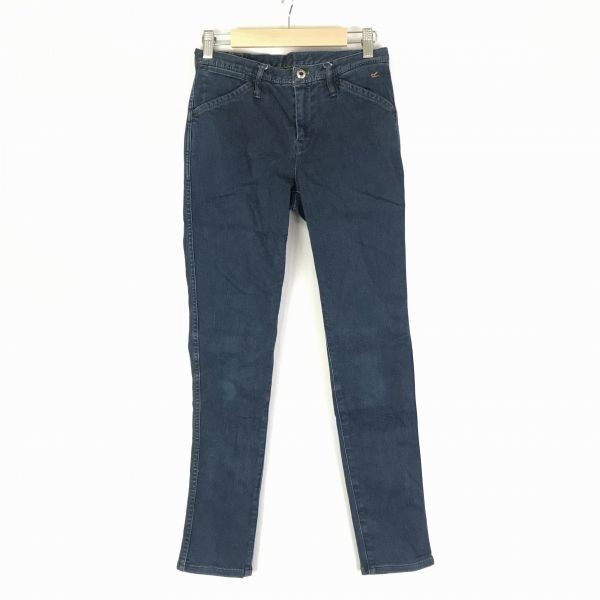 45rpmR革パッチ/デニム/スキニーパンツ【Womens size -2/W68cm/股下70cm】ジップフライ/BF588