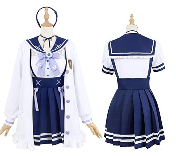 YouTuber 湊 あくあ （みなとあくあ） コスプレ用衣装 コスチューム コスプレ 仮装 男女兼用 コスプレ用衣装 クリスマス仮装 コスチューム