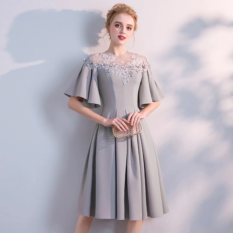 レースアップワンピース パーティードレス ドレス ワンピース ミディアムワンピース ひざ丈パーティードレス 二次会ワンピース フォーマル 演出ドレス 二次会ドレス ワンピ パーティードレス