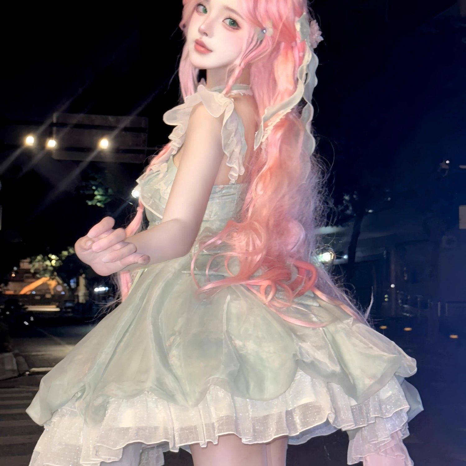 小花仙lolita春日森誕生日プレゼントスカート花園風少女スカート甘いつぼみドレス軽装