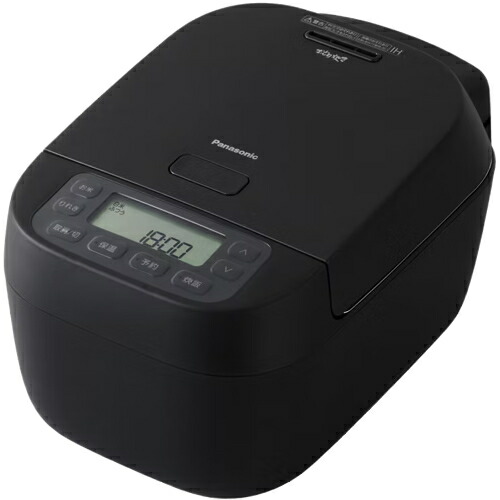 パナソニック【Panasonic】5.5合炊き 可変圧力IHジャー炊飯器 ブラック 可変圧力おどり炊き しゃもじ・軽量カップ付き SR-N310D-K【備長炭釜】