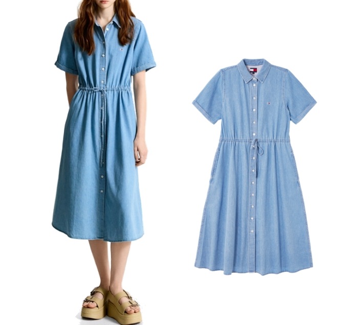 Denim Maxi Dress (T32F1WOP31TWT21A4) 15,998円