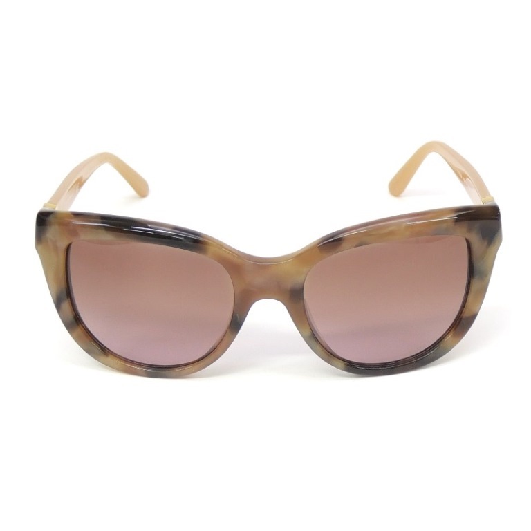 トリーバーチ TORY BURCH サングラス 5420-135 TY7088A ピンク×ブラウン プラスチック 【中古】(65931)