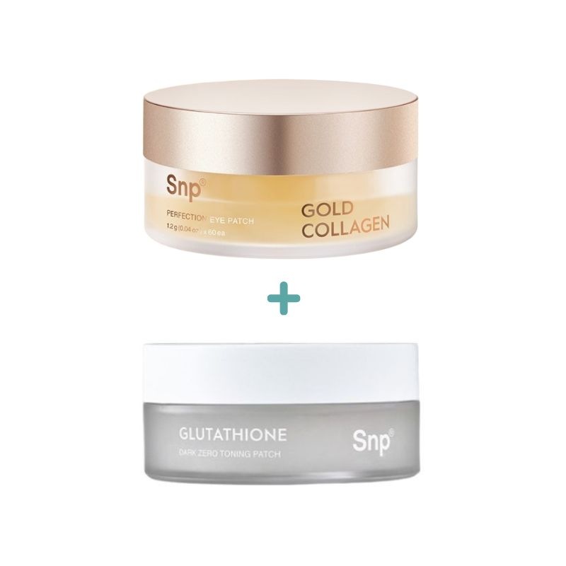 グルタチオン + コラーゲン アイパッチ 2種セット
