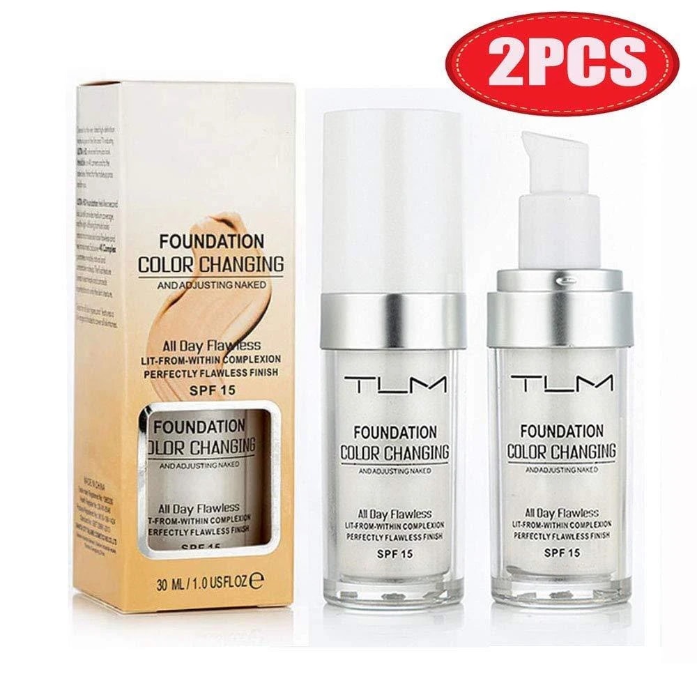 2PCS TLM Flawles Colour Changing Warm Skin Tone F
