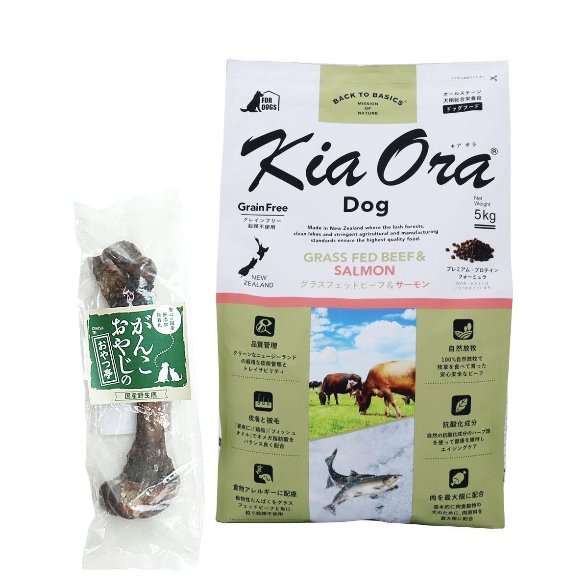 キア オラ ドッグフード ラム&サーモン 5kg【犬想いオリジナル今治