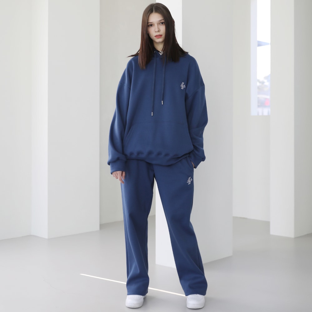 [男女共用]ピーケーエンボ オーバーフィット フード セットアップ