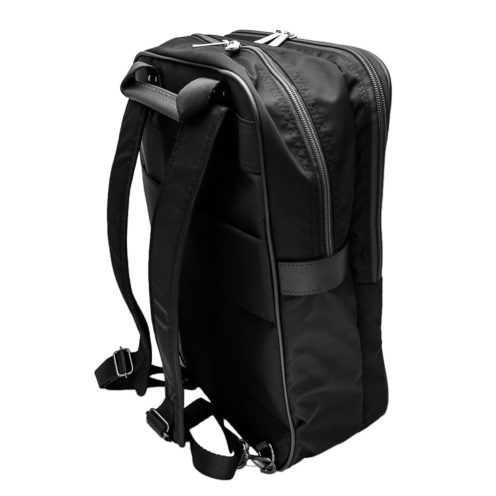 [STARTTS] 防水仕様 ビジネスバッグ LEOVGRAY(レオビグレイ) メイドインジャパン 日本製×本革 2WAY リュック スコッチガード