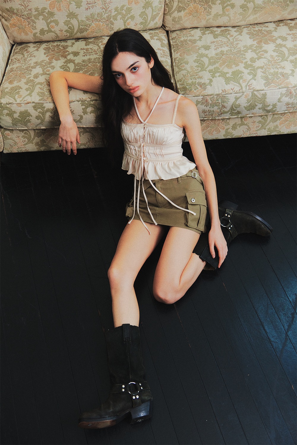 Qoo10 PAIN OR PLEASURE NIX MINI SKIRT 無地 ハイ
