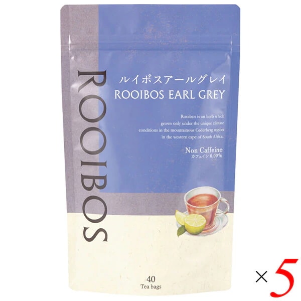 生活の木 ルイボスアールグレイ 40TB（ティーバッグ） 5個セット