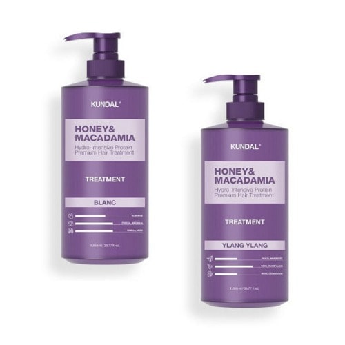 クンダルプロテイントリートメントブラン1058ml +イランイラン1058ml香り保湿栄養柔らかいヘアケア