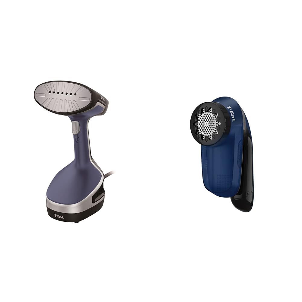 ティファール パワフル連続スチーム 平均約23g/分 衣類スチーマー 専用モデル 「アクセススチーム フォース」 立ち上がり約25秒 スチームアイロン DT8261J0 & 毛玉取り器 乾電池式 「毛