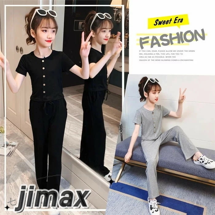 子供服 セットアップ キッズ 女の子 半袖 春夏 2点セット 上下セット Tシャツ 薄手 ハーフパンツ おしゃれ カジュアル 涼しい 可愛い ジャージ 新品 ホワイトデー