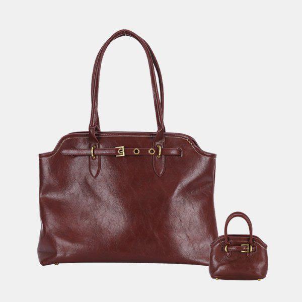 女性 秋 トートバッグ ショルダーバッグ OLバッグ ミニバッグ贈呈 カジュアルレザーハンドバッグ LCB263