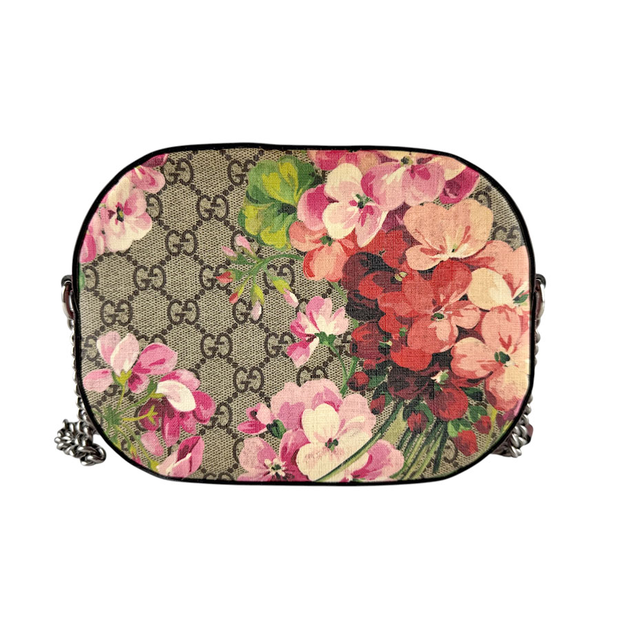 グッチ GUCCI ショルダーバッグ GGブルームス GGスプリームキャンバス ブラウン×ピンク レディース 409535 z8376