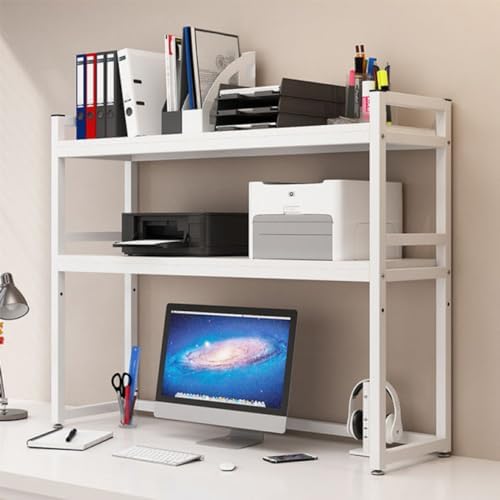 限定SALE!デスク上収納ラック デスク上置棚 デスクシェルフ 小物雑品収納ラック 飾り物整理棚 書類整理 大容量 事務用品 卓上整理棚 空間活用 組立式 組み立て簡単