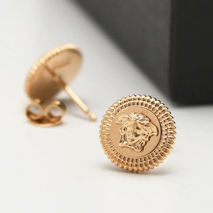 VERSACE ヴェルサーチェ ピアス アクセサリー メドゥーサ ピアス 1005333 1A00620 メンズ GOLD ゴールド 金 新作