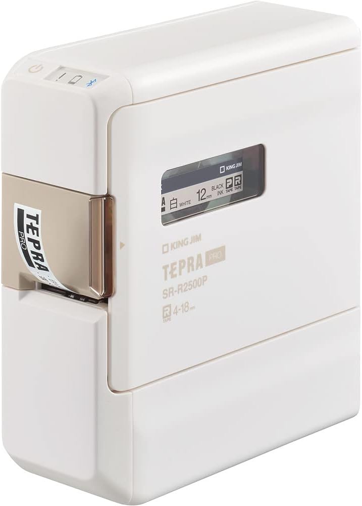 キングジム ラベルプリンター スマホ専用 「テプラ」PRO SR-R2500P (対応ラベル幅:4-18mm幅)