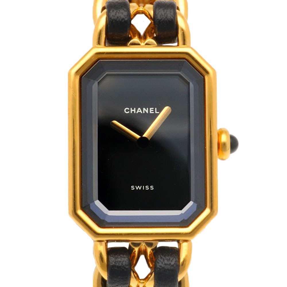 シャネル プルミエール M 腕時計 GP H0001 クオーツ 1年保証 CHANEL 中古