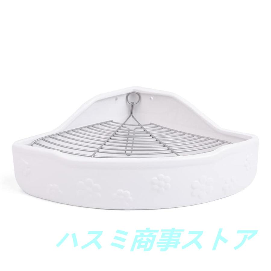 ２点で13o円OFF！【激安SALE】【人気SALE】小動物用 陶器トワレ 飼育ケージ内装 チンチラ用陶器トワレ うさぎトイレ 三角消臭セットうさぎ用 噛み防止 うさぎトイレ チンチラ用トイレ かわい