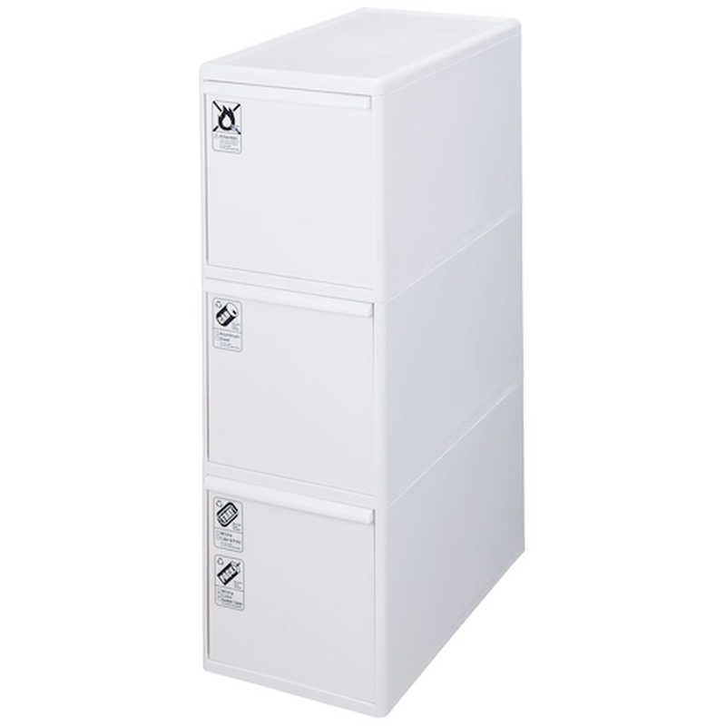 ライクイット　吉川国工業所 BW-3 分別引出しステーション ワイド3段 W　212043