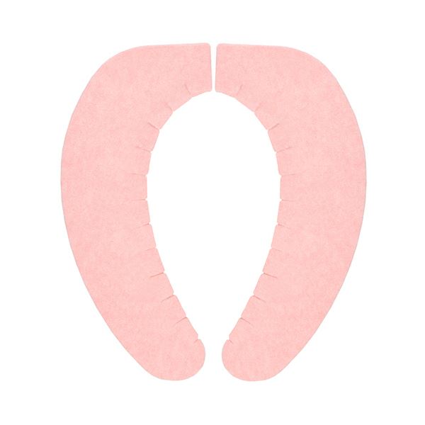 （まとめ） サンコーおくだけ吸着 ズレな~いベンザシート 無地 ピンク KA-19 1組 (×10セット)