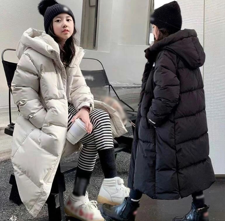 キッズコート 通園 通学 ダウンコート 可愛い 防寒コート 子供服 ダウンジャケット ロング丈 キッズダウンコート 女の子 中綿コート ベビー服 アウター 中綿 厚手 フード付き 防