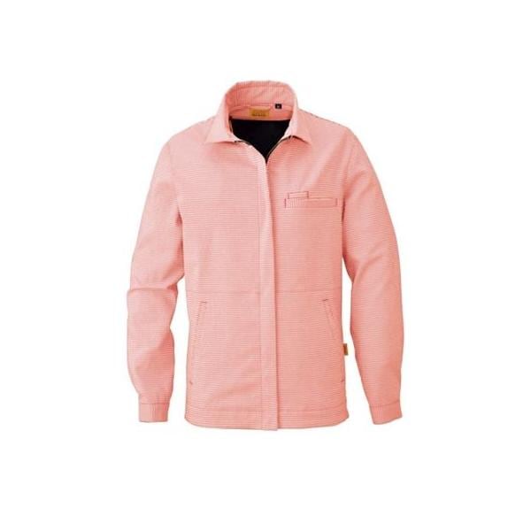 4930269129302 SMART WORK WEAR SW119 レデイースギンガムジヤケツト 色：イングリツシユルージユ サイズ：M 4930269129333 SMART WORK WEAR SW119 レデイースギンガムジヤケツト