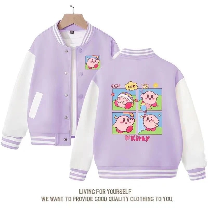 [急速出荷]カービースターガールズコットンベースボールジャケット2023春秋子供用トップスカジュアルジャケットボーイズジャケット