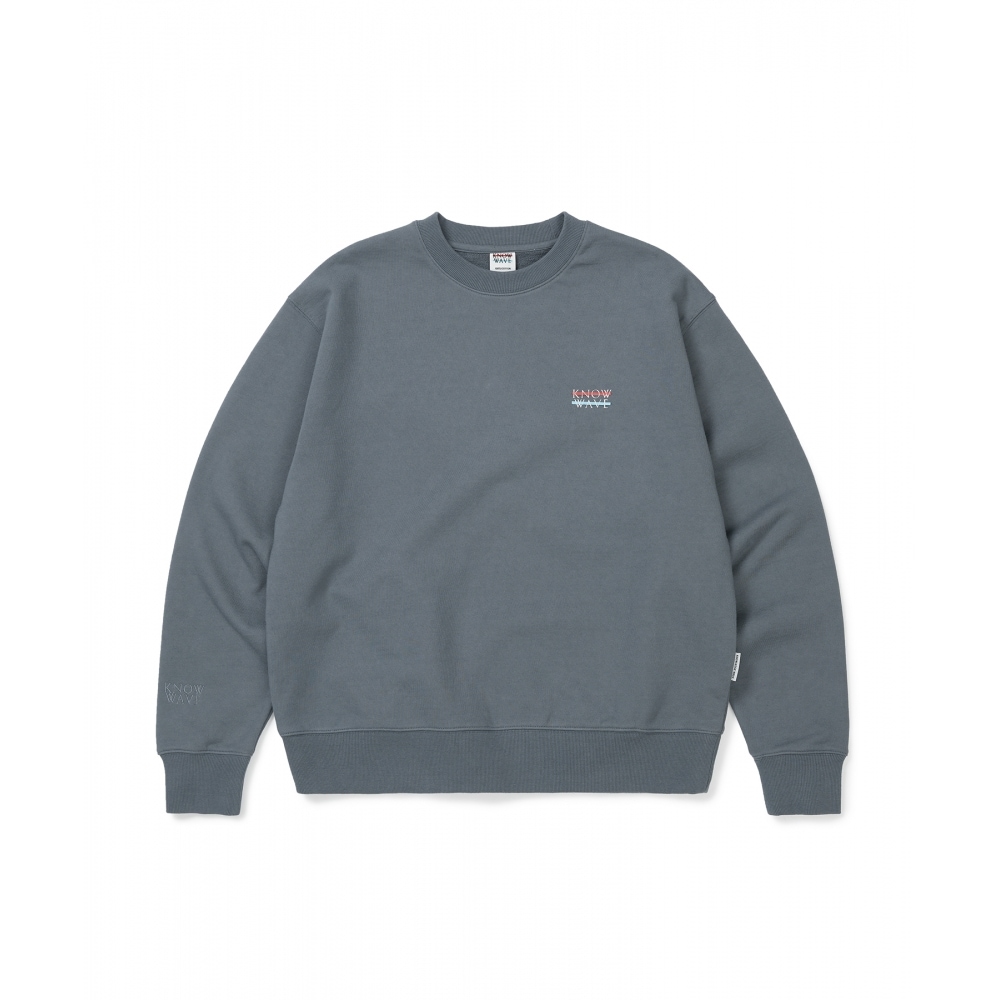 ノウウェーブクルーネックスウェットシャツ KNT013m (ヴィンテージグレー)