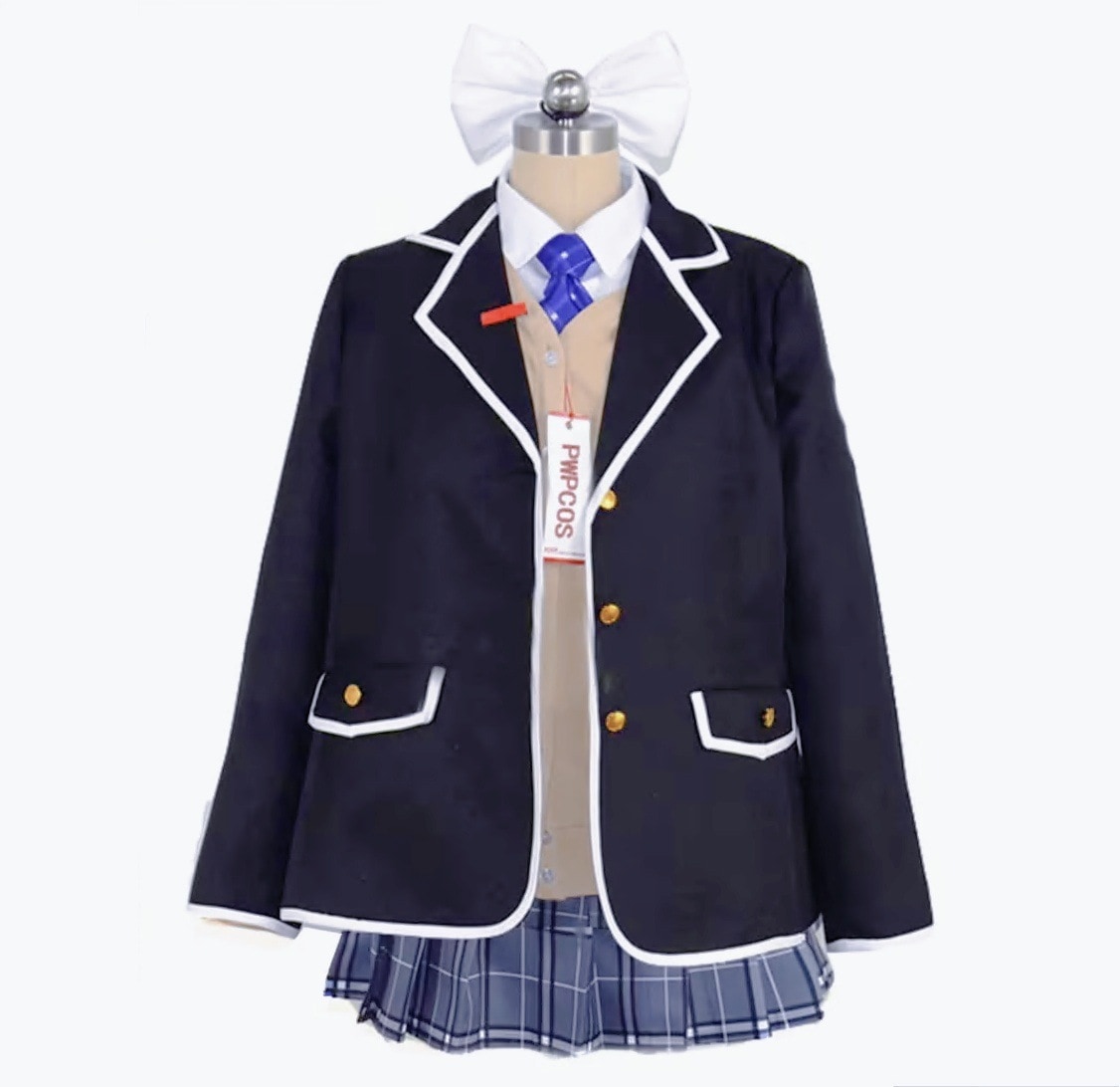 バーチャルYouTuber 樋口楓 髪飾り付き コスプレ衣装