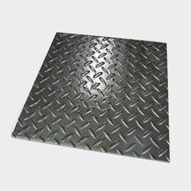 縞鋼板 300mm300mm4.5mm 溶融亜鉛めっき（ドブメッキ） 屋外 屋内 加工 DIY 切断 溶接 材料 鉄