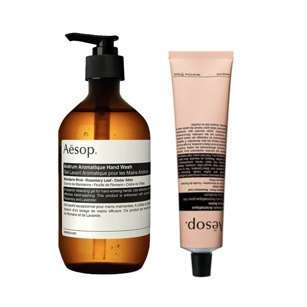 アンドラム ハンドバーム 75ml ハンドウォッシュ 500ml 女友達 誕生日 ギフトセット ハンドケアセット 公式BOX デパコス 公式巾着＆BOX付き