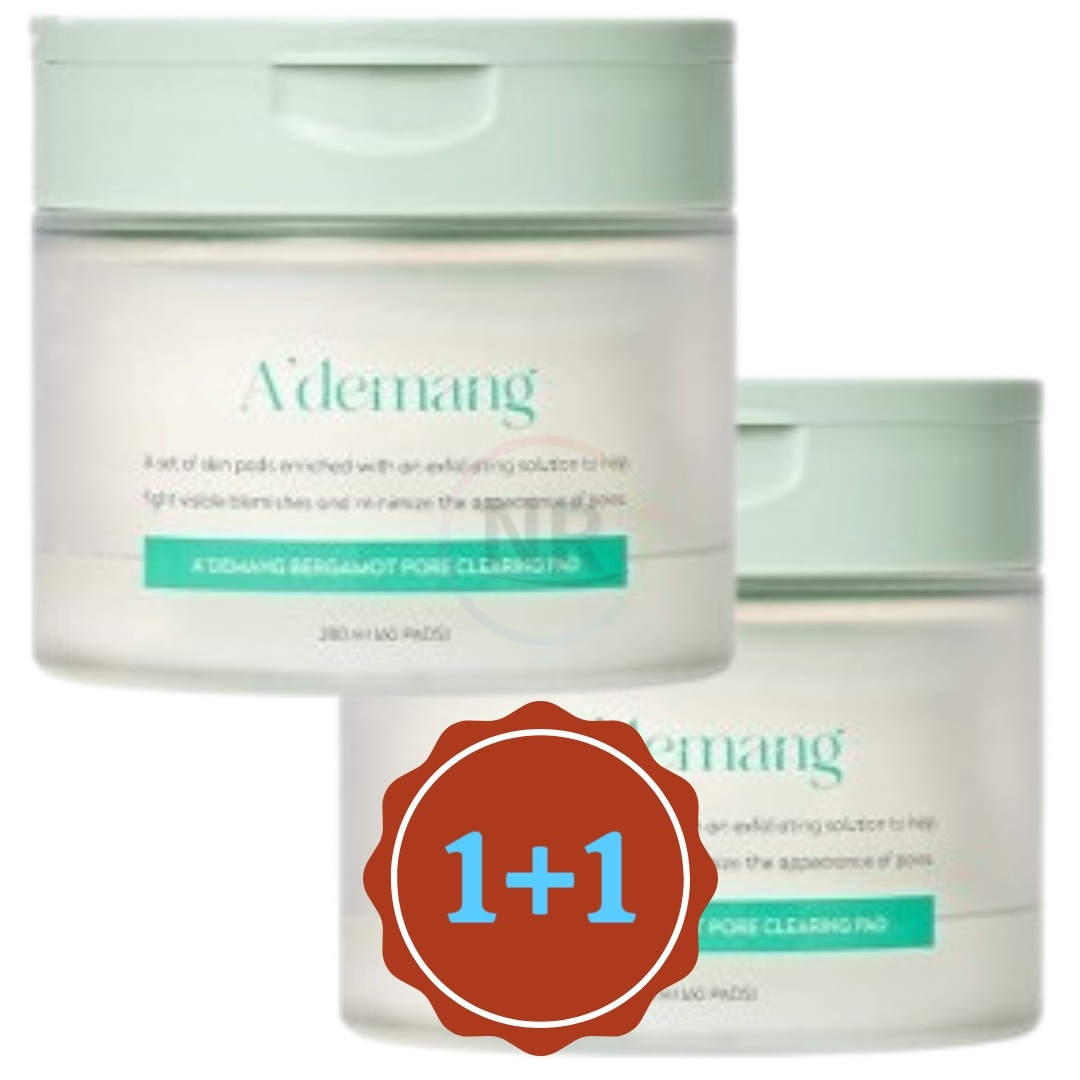 Bergamot Pore Clearing Toner Pad 60 Sheets (2個)