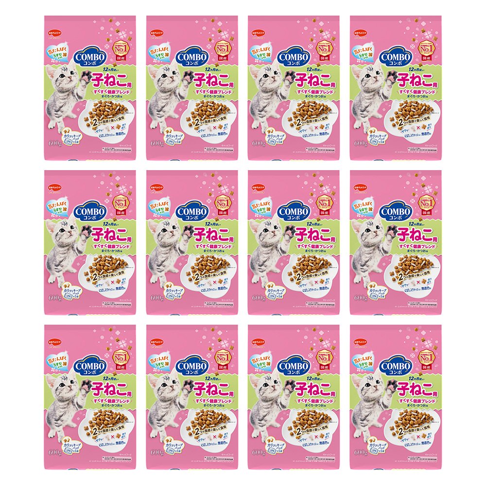 キャットフード　コンボ　キャット　子ねこ用　にぼし入りチップ添え　６００ｇ（１２０ｇX５）X１２　ＣＲＣ35―15―60―30―00
