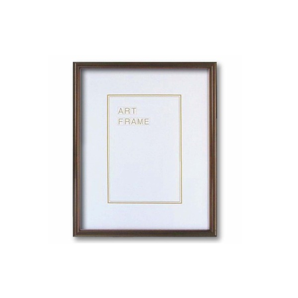 [木製額]温かみのある木製フレーム デッサン額 八ツ切サイズ（303x242mm）ブラウン