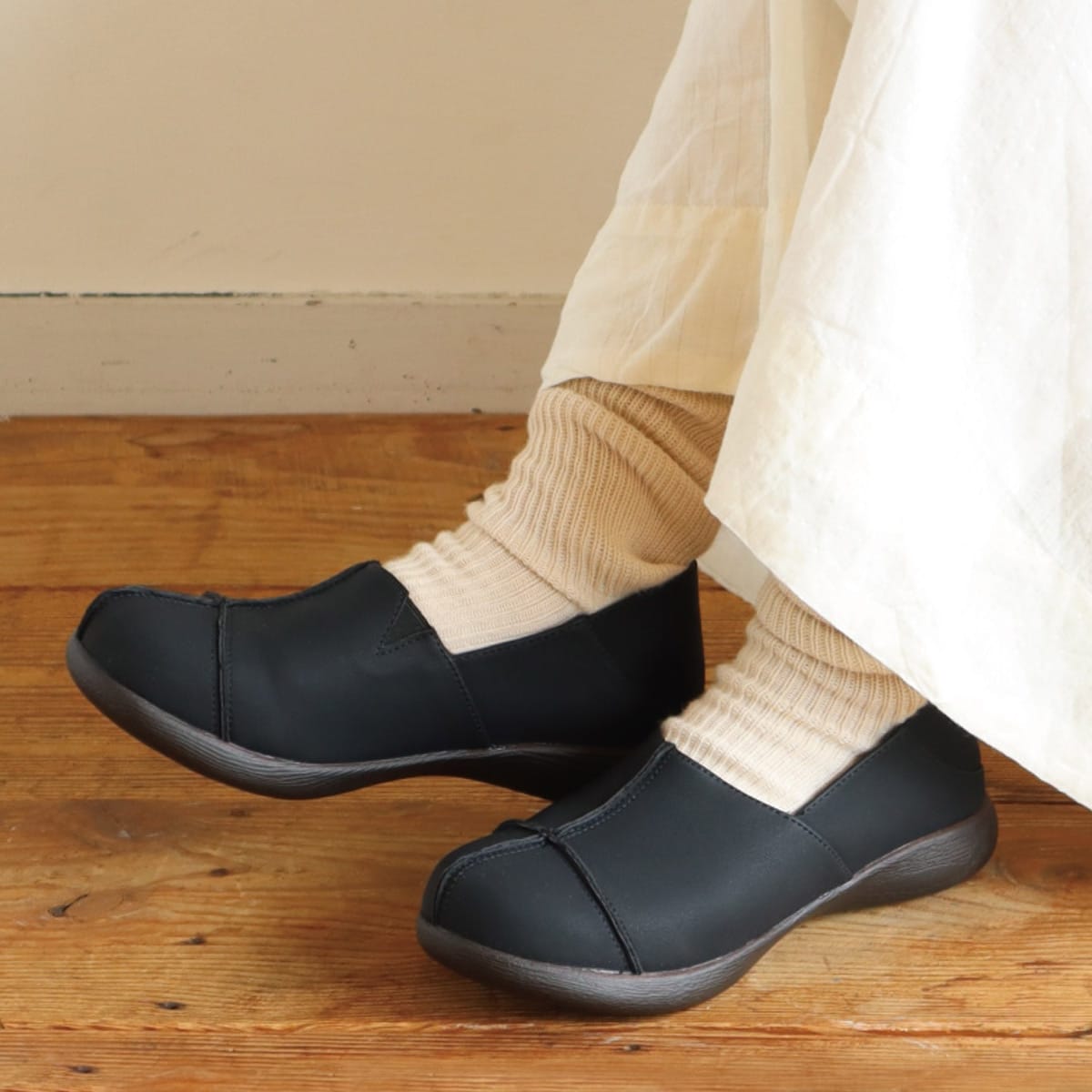 2WAYフラットスリッポン レディース