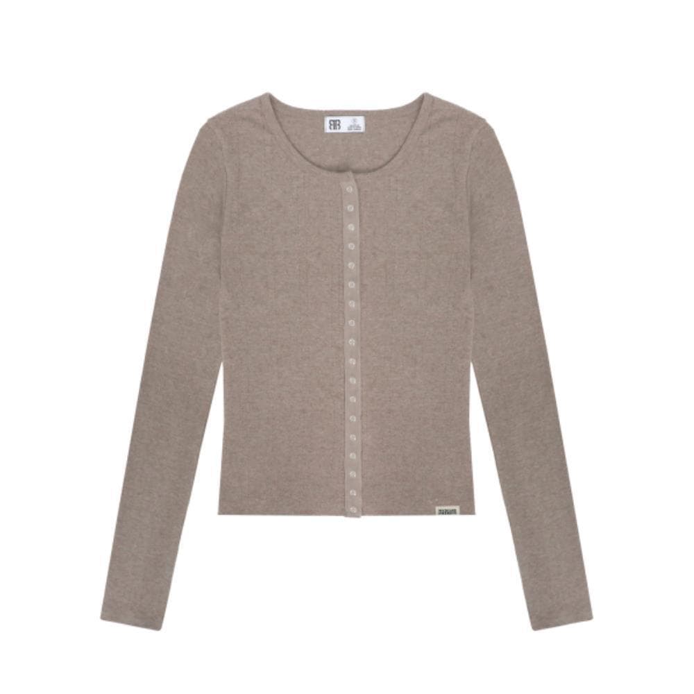 ROCKCAKE Punching Button Top Brown RC24TP14100