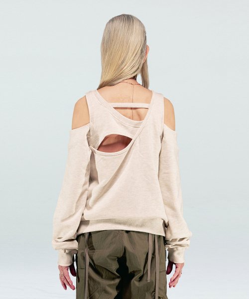 NACHE BARE SWEAT SHIRT OATMEAL