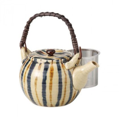 73615 波佐見焼 二色十草 SS5号土瓶 800ml