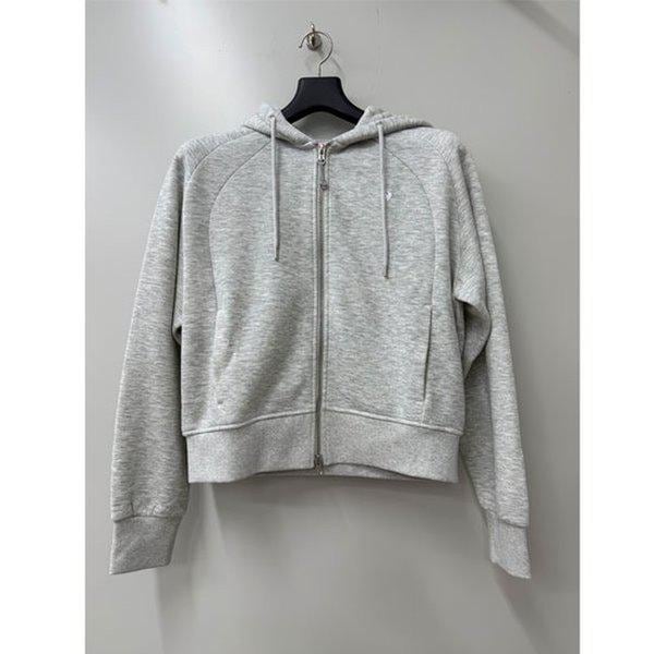 女性ルーズフィットモーダルメロウフード付きジップアップ QQ422OFTO1 MGR