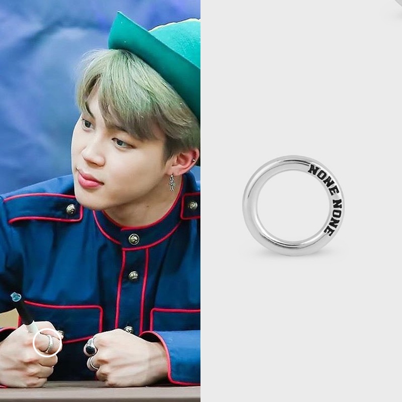 [BTS ジミン着用] シンプルなCIRCLE RNG デイリーアクセサリー リング 韓国ファッションジュエリー 指輪 防弾少年団ファッション