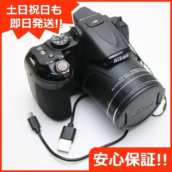 超美品 COOLPIX P600 ブラック デジカメ ニコン 109