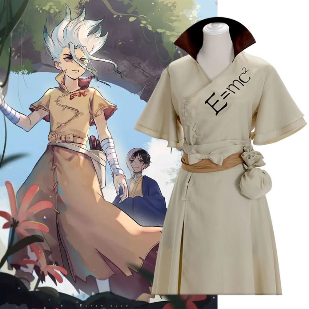 ストーンエラ 新石器時代 石神千空コススーツ Dr.stone アニメ コスプレ ライブアニメ 女兼用