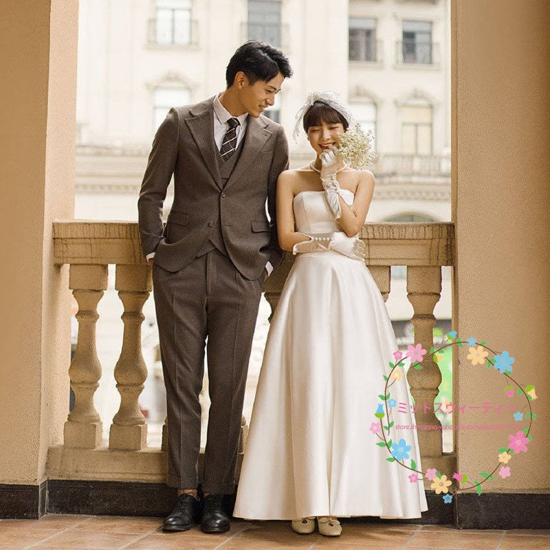 最新のデザイン ウェディングドレス 二次会 ロングドレス 安い 花嫁 結婚式 二次会 シンプル 高級感 パーティード その他 ワンピース ドレス サイズ Xs