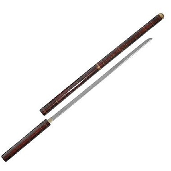模造刀 仕込み杖 尾形刀剣 ZT-55 座頭市 仕込み杖 楕円桜皮巻 100cm 仕込杖 刀 コスプレ レプリカ リアル 本格的 ソード 杖 仮装