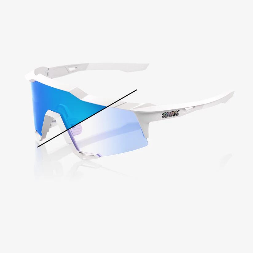 スポーツサングラス 調光レンズ 国内正規代理店商品 Pearl White Glitter Blue スピードクラフト SPEEDCRAFT 60007-00038